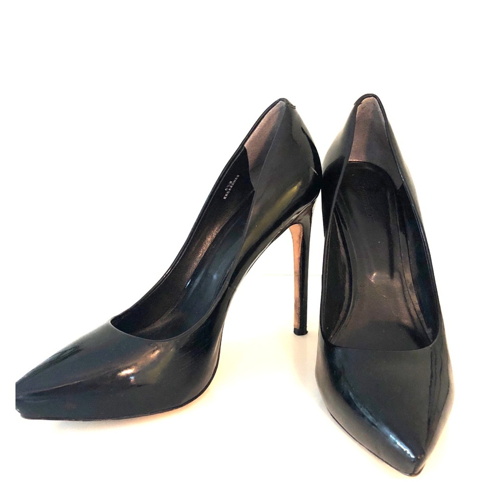Rachel Roy patent black high heels, size 6.5
